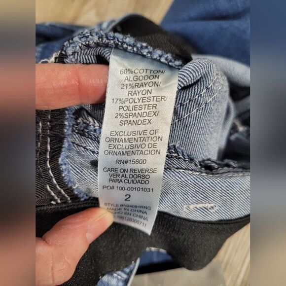 NWT democracy ab tech high rise vintage skinny mold and hold size 2 women jean - Picture 4 of 8